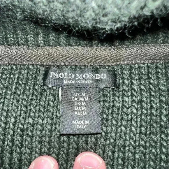 Men’s Size M Paolo Mondo Knit Pull Over Sweater - Picture 3 of 4